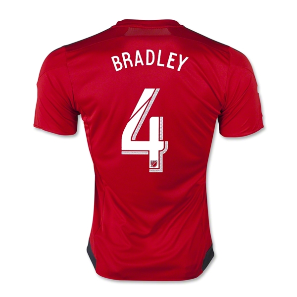 Toronto FC 2015-16 Home Bradley #4 Soccer Jersey